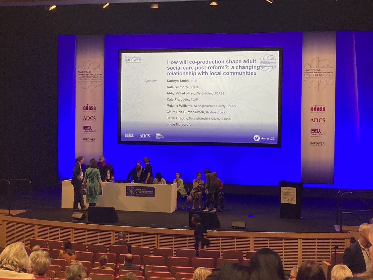 Day two at @ncasc22. The theme of this year is definitely Co-production and the importance of having lived experience embedded through everything social care. To be inspired is to then inspire others.