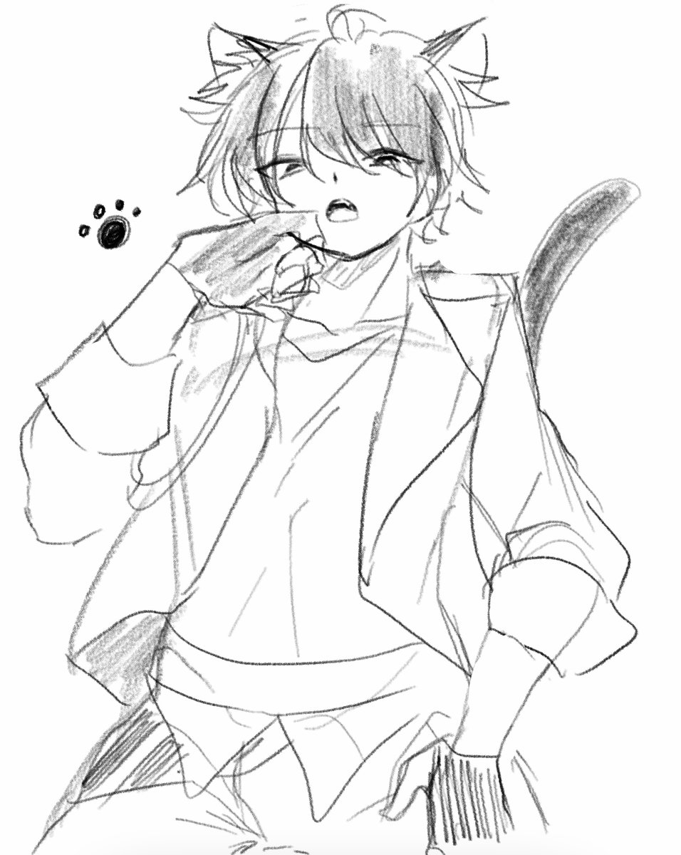 落書きびますょるにゃん 