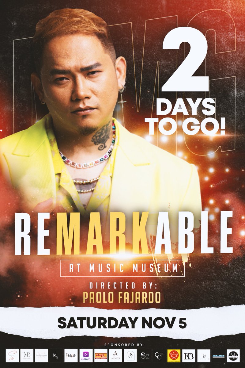 markmichael_tan's tweet photo. 2 days to go!!!

Get ready for the MMG “REMARKABLE” Concert this 2022! 
Join Mark Michael Garcia as he continues to share his journey with music in his 2nd concert. https://t.co/sSv3roL8g1