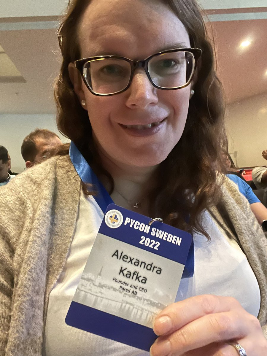 macgirlsweden's tweet photo. So great to be at the #pyconse2022 conference with fellow pythonistas today (and tomorrow)! Great to hear the keynote about transformer models from @julsimon of Huggingface. #parsd #loveyourthinking #startup @pyconse https://t.co/C3aPyNlwdh