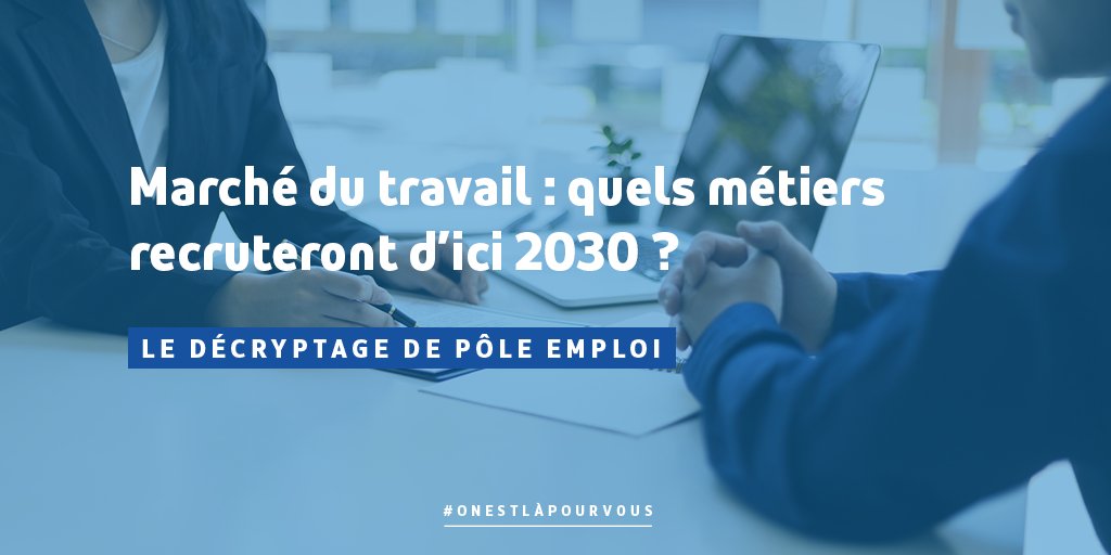 France Travail (@francetravail) on Twitter photo Quelles évolutions pour le marché du #travail d'ici 2030 ? 🔎
Selon un rapport du Ministère du <a href="/Travail_Gouv/">Ministère du Travail et de l'Emploi</a>, ce sont plus de 600 000 jeunes qui rejoindront le marché de l’#emploi chaque année 📈
+ d'infos ➡️ pole-emploi.org/accueil/actual…
cc <a href="/Dares_travail/">Dares - statistiques Travail</a> #TousMobilisés #formation Quelles évolutions pour le marché du #travail d'ici 2030 ? 🔎
Selon un rapport du Ministère du <a href="/Travail_Gouv/">Ministère du Travail et de l'Emploi</a>, ce sont plus de 600 000 jeunes qui rejoindront le marché de l’#emploi chaque année 📈
+ d'infos ➡️ pole-emploi.org/accueil/actual…
cc <a href="/Dares_travail/">Dares - statistiques Travail</a> #TousMobilisés #formation