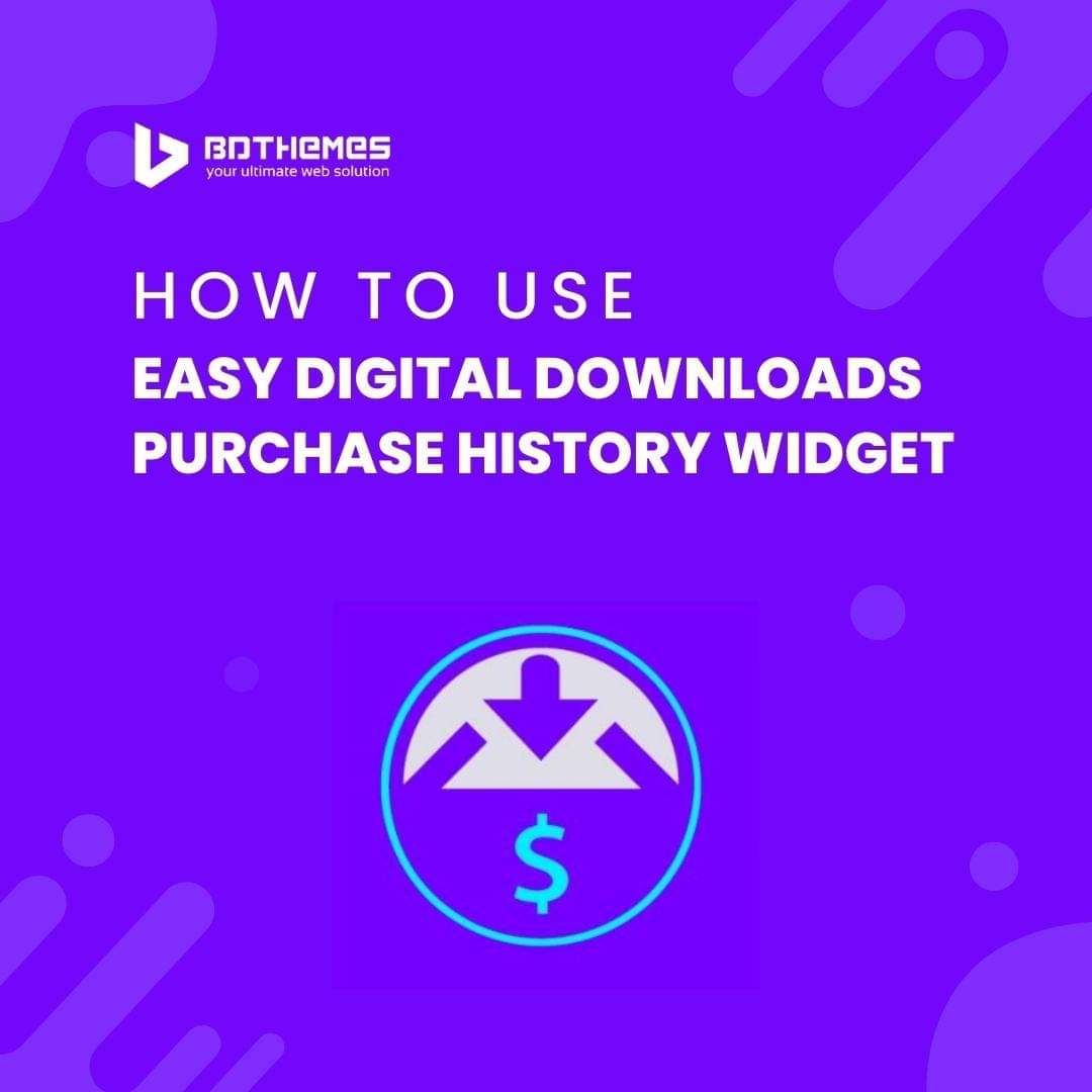 ABUIMRANSHAMIM2's tweet image. Are you using the easy digital downloads purchase history widget?  If you can&apos;t, you need to know.  If you read our blog you will know and learn it easily.  Come on 👇
.
.
.
bdthemes.com/knowledge-base…

#digital_downloads_purchase_history
#element_pack
#marketing
#plugin
#bdthemes