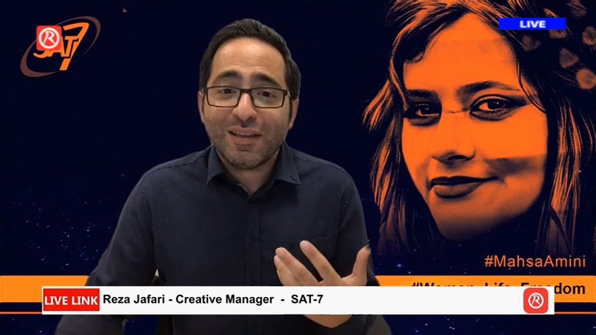SAT7UK's tweet photo. Reza Jafari to @revelationtv on SAT-7's #PrayerForIran: "Our viewers' aren't praying for personal problems but for a better future where all people live in dignity, for freedom in all aspects, for protection for children &amp; women &amp; for the redemption &amp; salvation of the nation." https://t.co/yy7MJOoIaT
