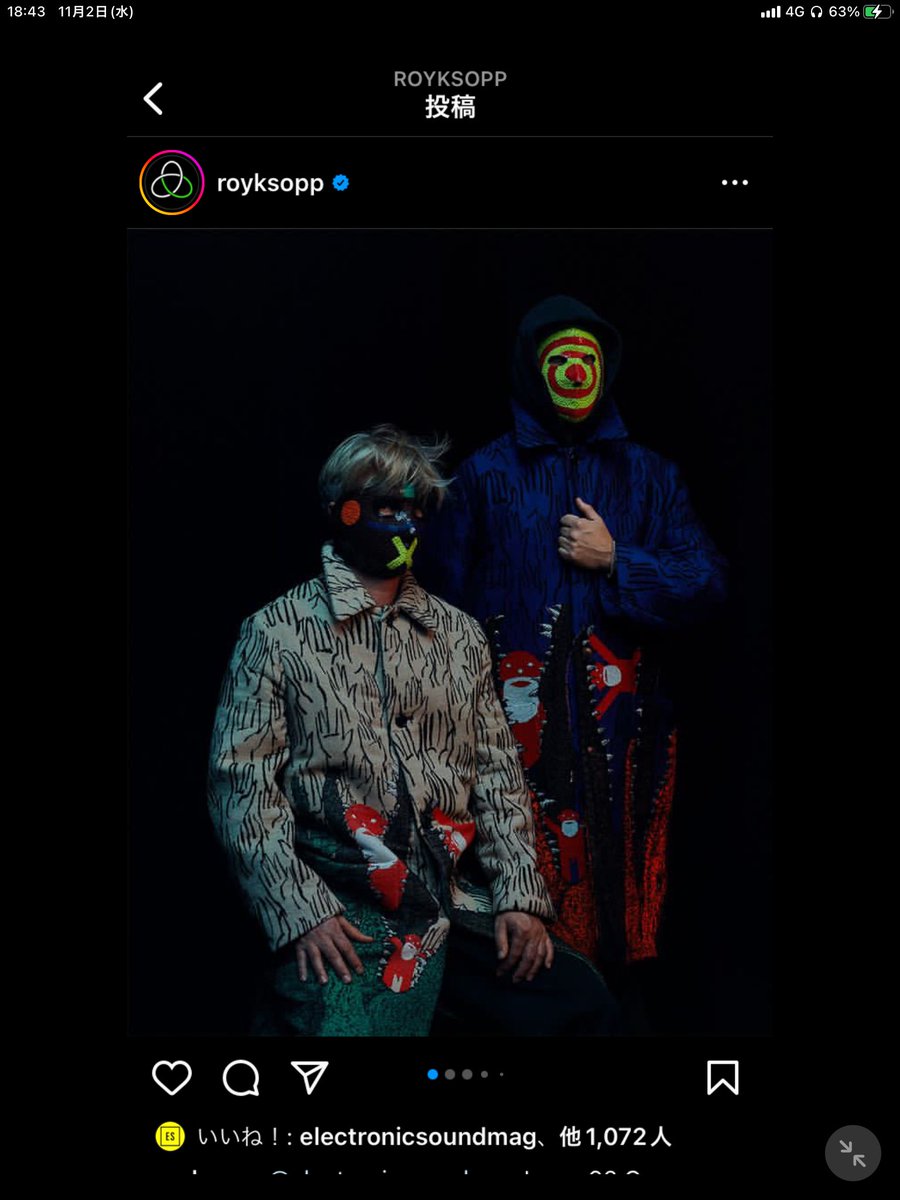toropicalia80's tweet image. röyksopp の2人が walter van beirendonck の服着てる😍💕

#röyksopp #waltervanbeirendonck #electronicsoundmag