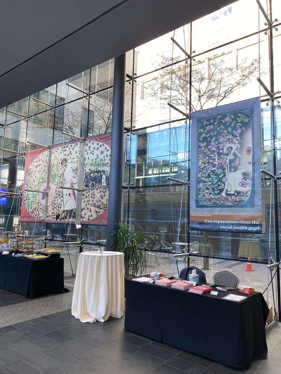 FXBHarvard's tweet photo. Follow @PublicHealthMag and @FXBHarvard today as we as we dive into important conversations with leading scholars, policy makers, and community organizers during our one-day Symposium: "Can Reparations Close the Racial #Health Gap?" #Reparations4Health https://t.co/i0btBdFz9r