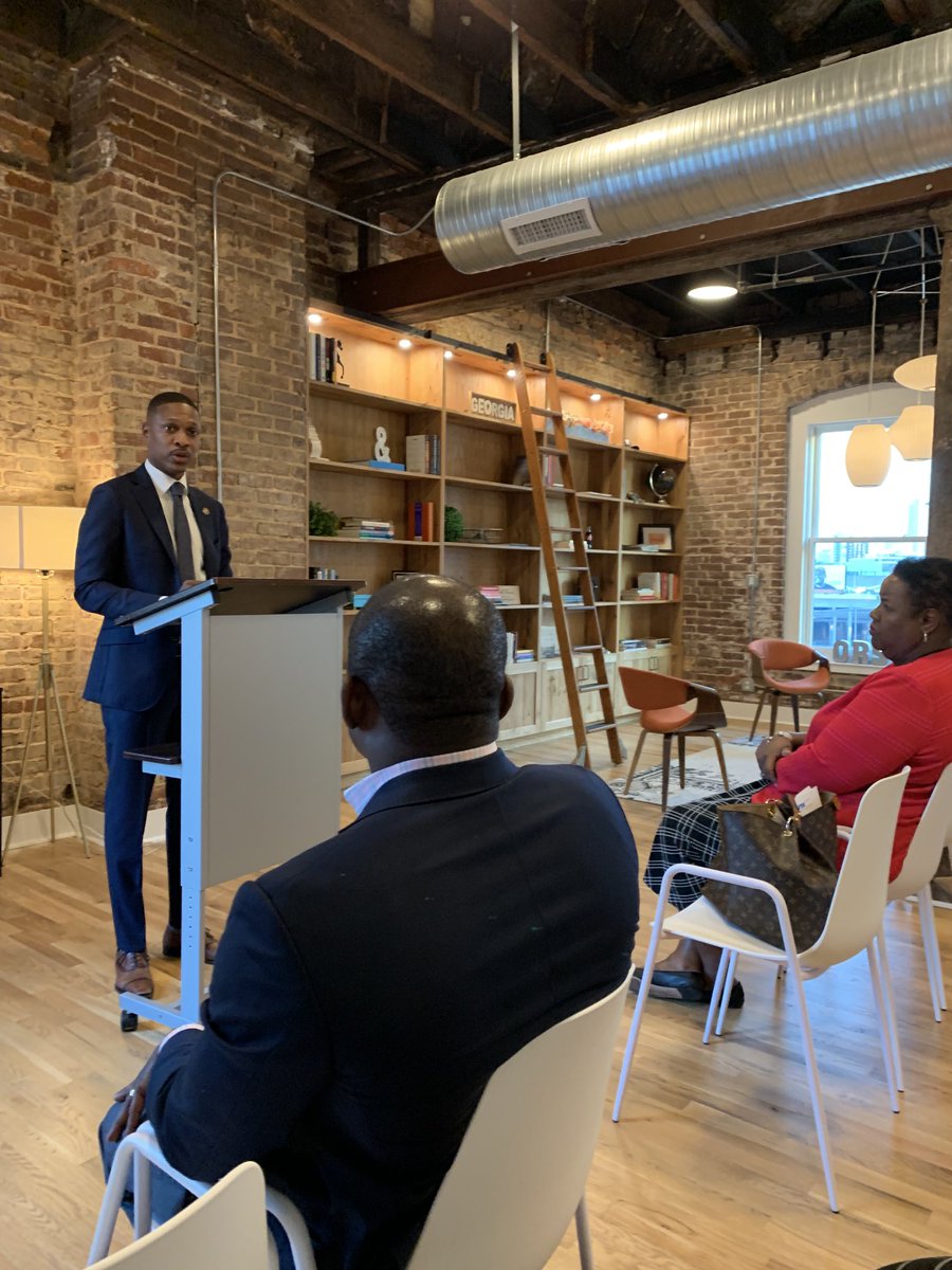 ⁦<a href="/GeorgiaLodging/">GHLA</a>⁩ is hearing important updates from Councilman Jason Winston ⁦<a href="/OhioRiverSouth/">Ohio River South</a>⁩ which sits in a historic renovation of a former hotel. Classic. ⁦<a href="/iruncampaigns/">Howard Franklin</a>⁩