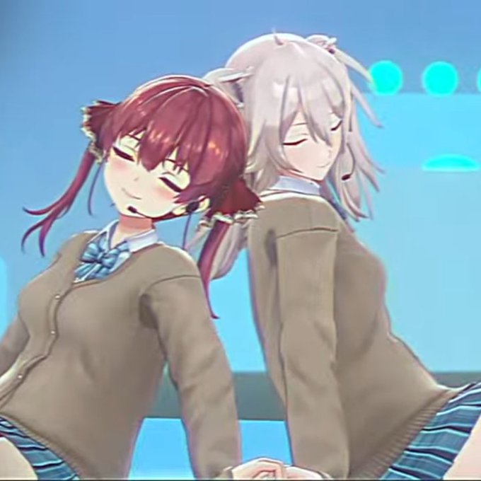 #宝鐘マリン3周年記念歌謡祭
BOTANNN OHHH CUTE!!!!🤍🤍🤍 