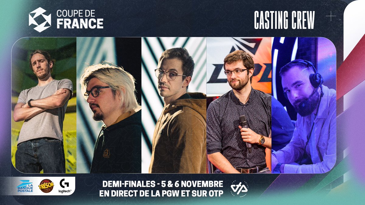 OTP LoL (@otp_lol) on Twitter photo Ce week-end, ce sont les demi-finales de la Coupe de France de League of Legends en direct de la <a href="/ParisGamesWeek/">Paris Games Week</a> !
On se retrouve à 11h samedi pour <a href="/LDLC_OL/">LDLC OL 🦊</a> vs <a href="/KarmineCorp/">Karmine Corp</a> et dimanche même heure pour @Team_GO vs <a href="/TeamVitality/">Team Vitality 🐝</a> 🔥 Ce week-end, ce sont les demi-finales de la Coupe de France de League of Legends en direct de la <a href="/ParisGamesWeek/">Paris Games Week</a> !
On se retrouve à 11h samedi pour <a href="/LDLC_OL/">LDLC OL 🦊</a> vs <a href="/KarmineCorp/">Karmine Corp</a> et dimanche même heure pour @Team_GO vs <a href="/TeamVitality/">Team Vitality 🐝</a> 🔥
