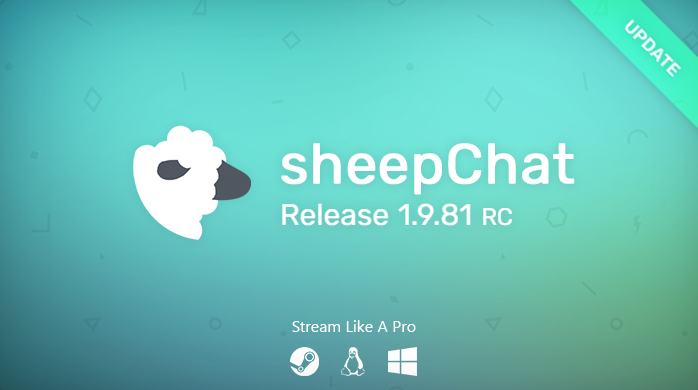 v1.9.81 / November 03, 2022
In Steam, the build can be installed by going to the beta update channel, the free version can be downloaded from the link github.com/sheepchat/desk…
Buy on Steam store.steampowered.com/app/944770/she…