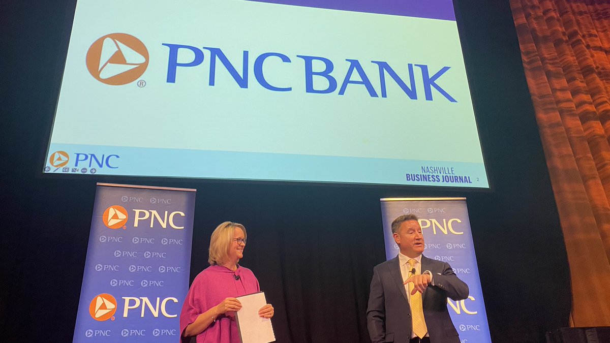 Happening now: <a href="/PNCBank/">PNC Bank</a> Regional President <a href="/MikeJohnsonPNC/">Mike Johnson</a> kicks off the <a href="/nashvillebiz/">Nashville Business Journal</a>’s 2023 Economic Outlook presented by PNC at <a href="/theryman/">Ryman Auditorium</a>.