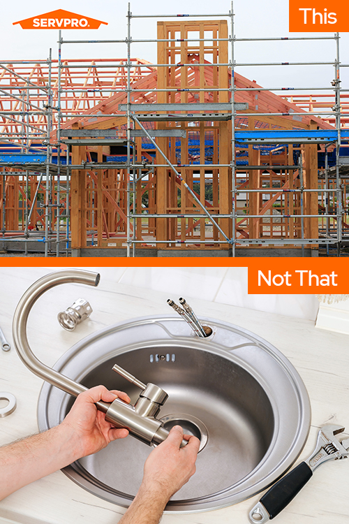 Know when to PRO. Call SERVPRO for…