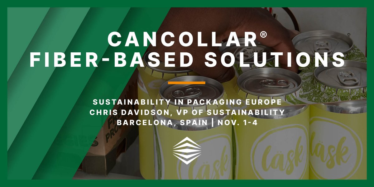 WestRock’s Chris Davidson is at the Sustainability in Packaging Europe conference this week, speaking about the WestRock CanCollar® family of fiber-based #packaging solutions and our #sustainability journey.