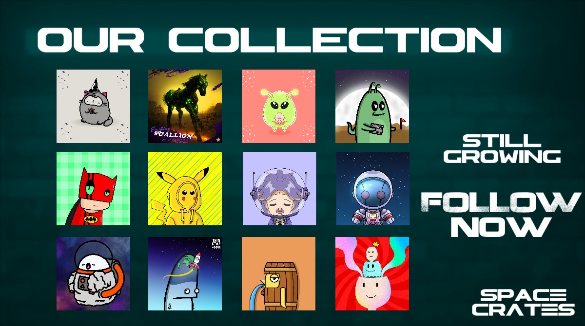 SpaceCratesNFT's tweet image. 👾👾GOING TO BUY THIS WEEK 👾👾

We buy from FOLLOWERS and SUPPORTERS

🚀SHILL
🚀RETWEET
🚀FOLLOW 
@SpaceCratesNFT
 
🚀 RECOMMEND ANOTHER PROJECT (TAG)

We are hyped for amazing Projects! lets go: