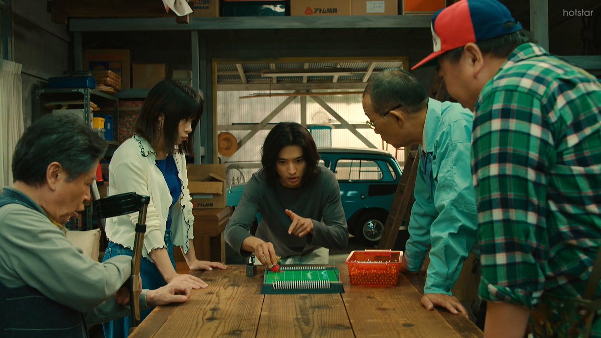 definitelypuroi's tweet photo. Atom's Last Shot (disney+) — ยามะเคนเล่นเป็นผู้พัฒนาเกมที่เลิกทำเกมไป 6 ปี วันนึงไปเจอบริษัทของเล่นที่กำลังจะไปไม่รอด ทำให้คืนวงการมาจับมือกันสร้างเกมสู้กับนายทุน สนุกจริง ดูแล้วตื้นตันใน passion ของตัวละครและความสัมพันธ์ของเพื่อนที่เชื่อมโยงกันด้วยเกม ชอบมาก อยากให้มาดูกันเยอะๆ https://t.co/fmudokgWEx