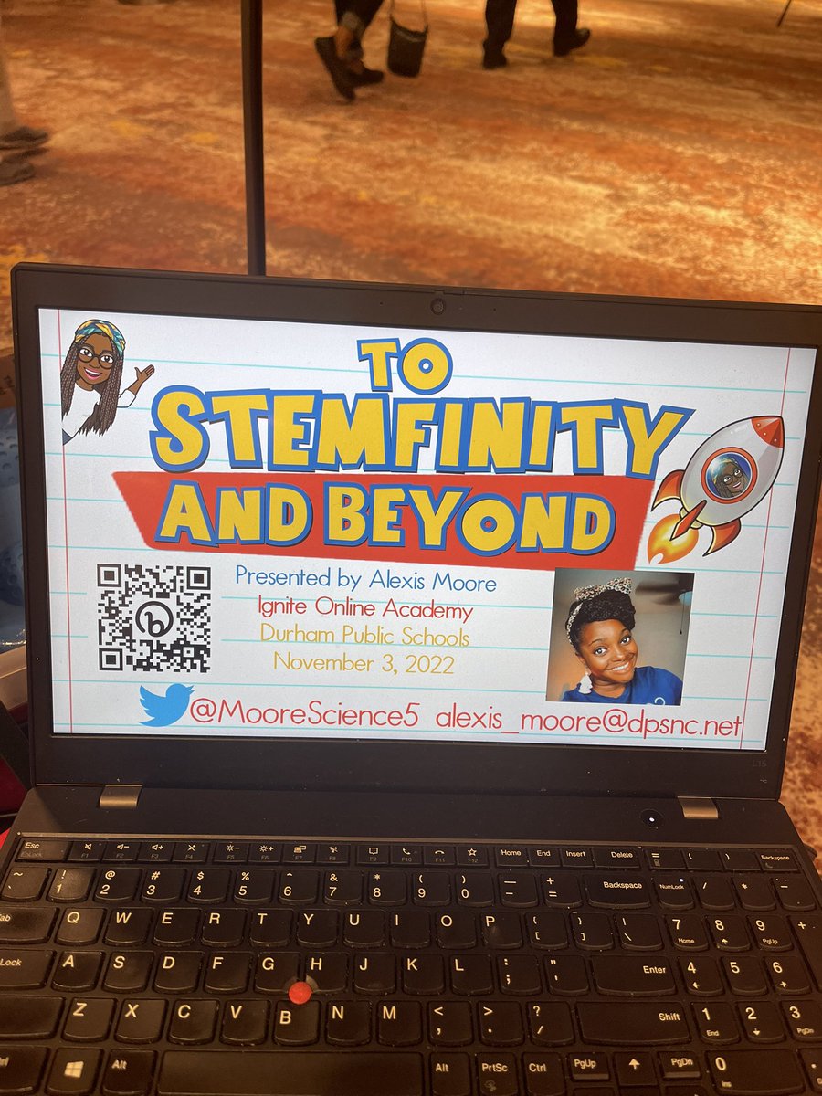 MooreSTEMXplore's tweet photo. Super excited to present at the NCSTA Fall Conference! Can’t wait to share how you can SUCCESSFULLY implement STEM Learning in a virtual setting! Putting @IgniteOnlineDPS on the MAP! #ToSTEMfinityandBeyond 🚀👩🏾‍🔬🧪 @NCScienceLeader @NCSTA @SEEDFellows @DurhamPublicSch https://t.co/H8PbilbFPa