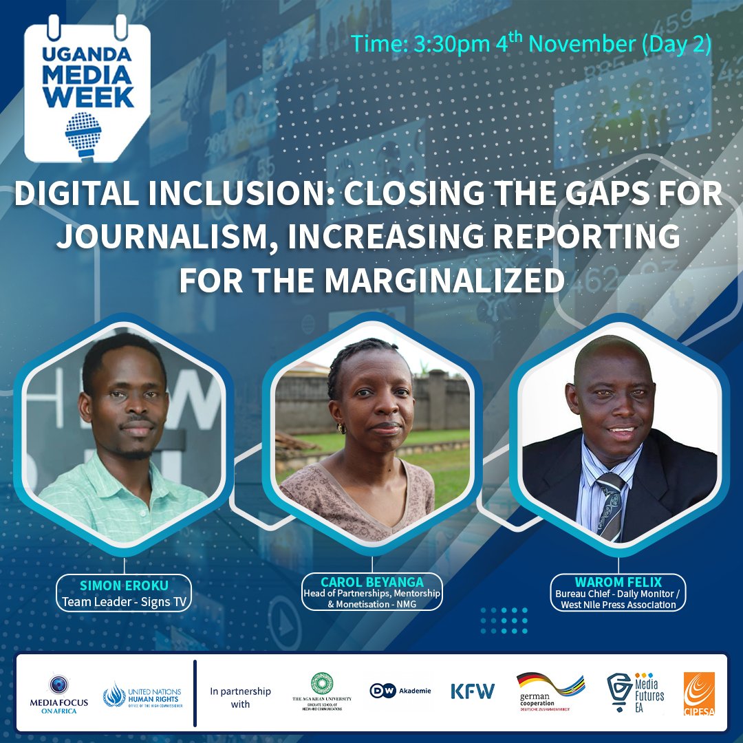 ErokuSimon's tweet photo. Will be speaking at the #UgMediaWk22 organized by @MFAUganda
Catch the conversation on #DigitalInclusion & our journey as @SignsTvUg in making TV accessible to #DeafPersons
#ItsStillValid
@nuwodu @NUDIPU @dw_akademie @AKUMediaFutures https://t.co/nIQzGZsH7w