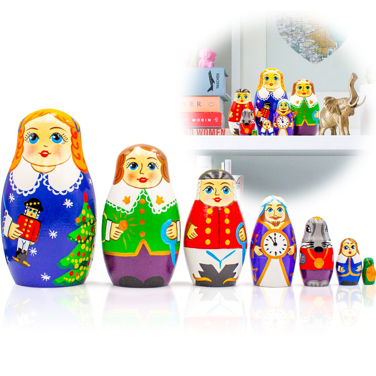 AEVVVHOME's tweet photo. Nutcracker Nesting Dolls Set 7 pcs

Add a festive touch to your home with our nutcracker figurines, it will become a treasured piece of your Christmas traditions and make a great gift

🛒
on Amazon: https://t.co/scypVLJeKx
on our website: https://t.co/QbrEakMDWA https://t.co/TRWtC8jjL9