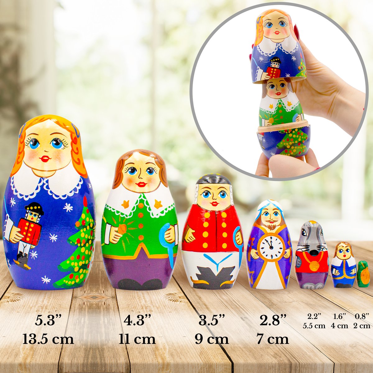 AEVVVHOME's tweet photo. Nutcracker Nesting Dolls Set 7 pcs

Add a festive touch to your home with our nutcracker figurines, it will become a treasured piece of your Christmas traditions and make a great gift

🛒
on Amazon: https://t.co/scypVLJeKx
on our website: https://t.co/QbrEakMDWA https://t.co/TRWtC8jjL9