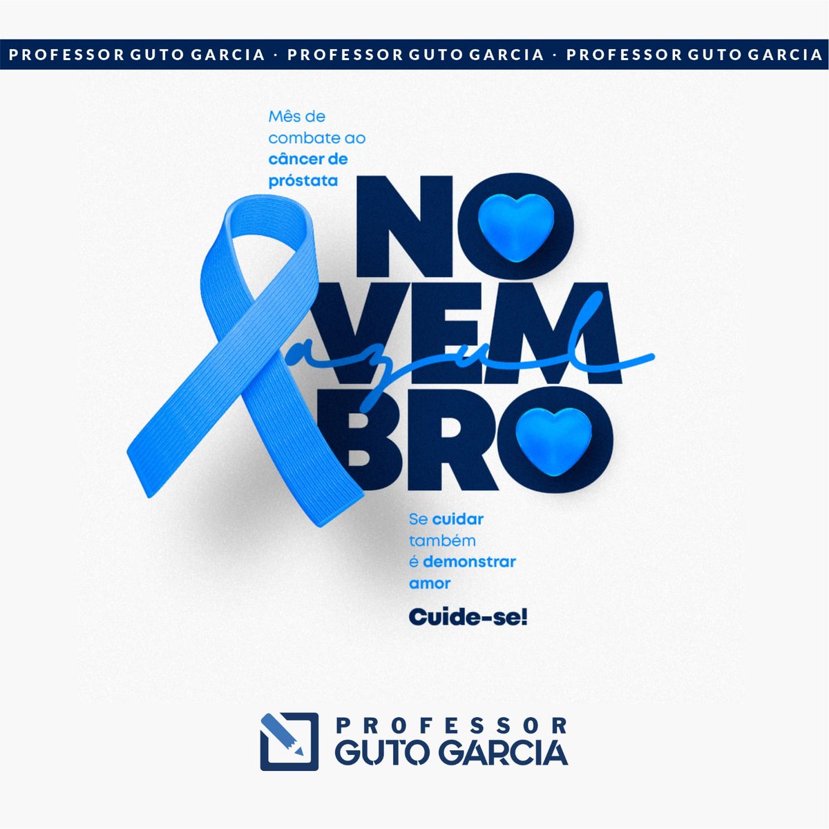 profgutogarcia's tweet photo. A campanha Novembro Azul visa também quebrar tabus, uma vez que o câncer de próstata é sempre tratado com muito preconceito pelos homens. Muitos preferem não procurar o urologista, fazendo com que o diagnóstico seja realizado tardiamente. Faça seus exames anuais e previna-se! https://t.co/G9tDTH400L