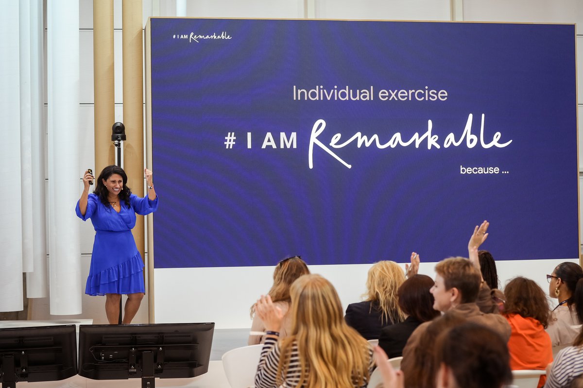 IamRemarkable_'s tweet photo. Wow, what an incredible high energy #IamRemarkable workshop at @WebSummit yesterday, with over 400 people joining in to celebrate their achievements.

If you missed it, there will be another workshop today at 1pm (GMT). 

#WebSummit #Empowerment #Inclusion https://t.co/ZhXZvNxq9z