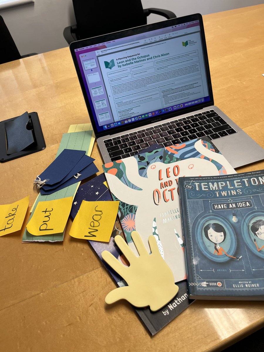 LiteracyAlex's tweet photo. Great to be back @Tubbenden in Kent today working with their fantastic teachers on adapting #planningsequences to meet the needs of pupils with SEND so that all pupils access high quality literature #TeachThroughaText @theliteracytree https://t.co/gP88CVpCy2