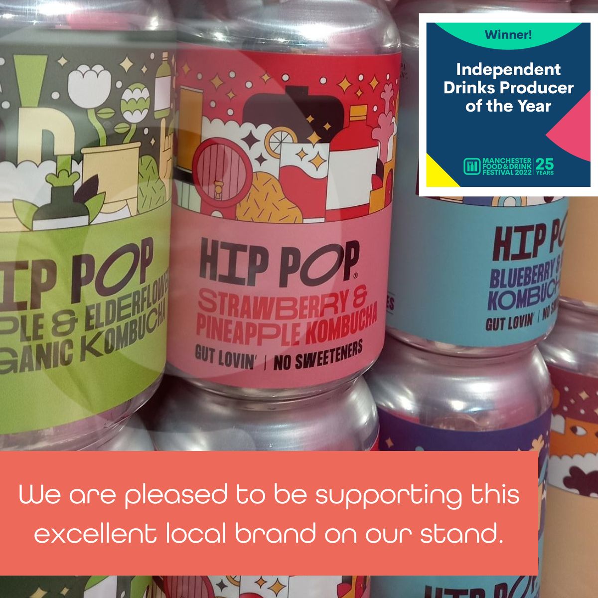 Some excellent giveaways on our stand this year. Look great and taste even better! #supportlocal #AwardWinning #Kombucha #DryDrinking #GutLovin <a href="/drinkhippop/">Hip Pop</a>