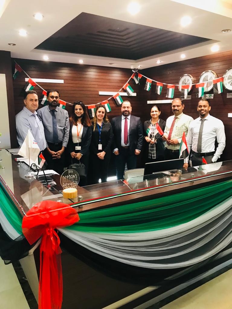 unioninsurance_'s tweet photo. Union Insurance marking UAE Flag Day across its network of branches and offices. 
#flagday #uae #courage #hope #honesty #strengthofmind #FlagDay #dubai #unioninsurance #insurancecompany #corporate #personalinsurance #life #protection #safeguardingfuture #innovativesolutions https://t.co/xNGpo4jnul