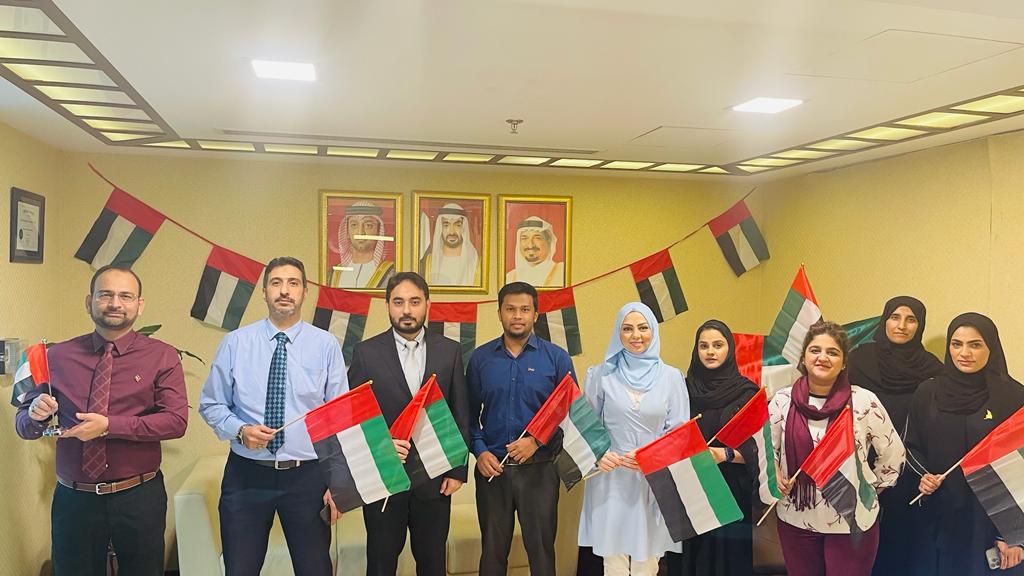 unioninsurance_'s tweet photo. Union Insurance marking UAE Flag Day across its network of branches and offices. 
#flagday #uae #courage #hope #honesty #strengthofmind #FlagDay #dubai #unioninsurance #insurancecompany #corporate #personalinsurance #life #protection #safeguardingfuture #innovativesolutions https://t.co/xNGpo4jnul