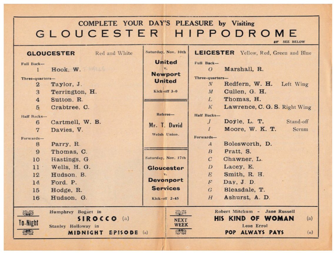 Leicester Tigers History is on Bluesky tweet media