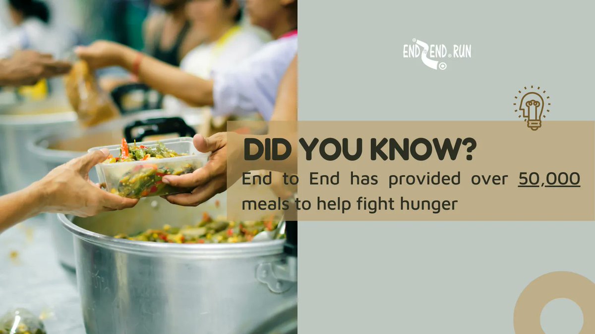 runendtoend's tweet photo. By taking on an End to End Challenge you will be helping us #fighthunger through our #MOVETOENDHUNGER campaign. When you reach 50% of your journey with us, you will in effect be giving a meal to someone in need through our charity partners.
https://t.co/IaXU8u3QSb  
#endtoendrun https://t.co/1XuUgBNeI5