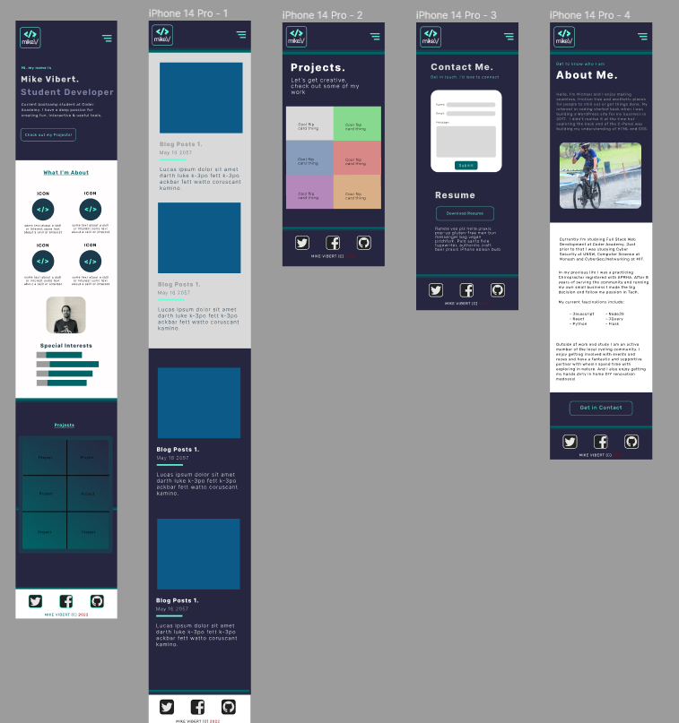 vibert_michael's tweet photo. mobile views done (almost haha) 
thanks @figma!

#wireframes #mockups #webdev #webdeveloper #webdesign https://t.co/HsOBnDUMJ5