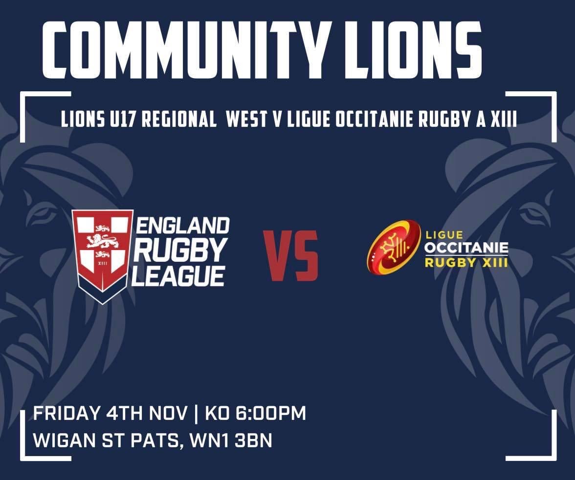 The final match in the four match series. The support in the first three games has been amazing, thank you. We hope as many as possible can make it to Wigan St Pats on Friday evening for the 18.00 Kick Off. 🏴󠁧󠁢󠁥󠁮󠁧󠁿🇫🇷