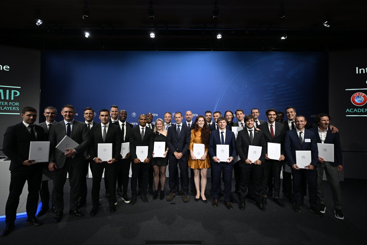 ChrisLepetit's tweet photo. Some pictures of this important and prestigious night yesterday at @UEFA. What an honour to be part of the #UEFAMIP and accompany former international football players in their professional transition.

More here: https://t.co/9BBSsHEdkk https://t.co/6eLC67aOq1