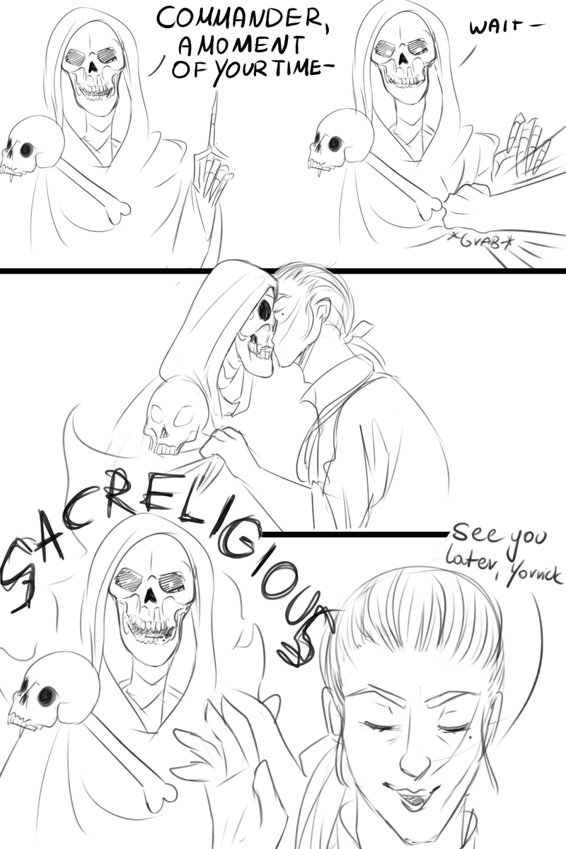 Faneposter's tweet photo. Every time I see his idiotic little skull-
#dragoncommander #kissing_yorrick_on_his_non_existent_lips https://t.co/zNiRoOtdn1