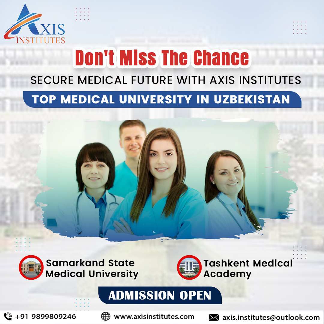axisinstitutes's tweet photo. Want to study MBBS abroad in 2023? don't miss the opportunity and get #MBBSadmission abroad with the help of a trusted #MBBSAbroad consultant in India. #AxisInstitutes is a direct authorized representative of T.M.A/S.S,M.U in #Uzbekistan.
https://t.co/GuLq3lVo9v
Call:9899809246 https://t.co/zks0444cBw