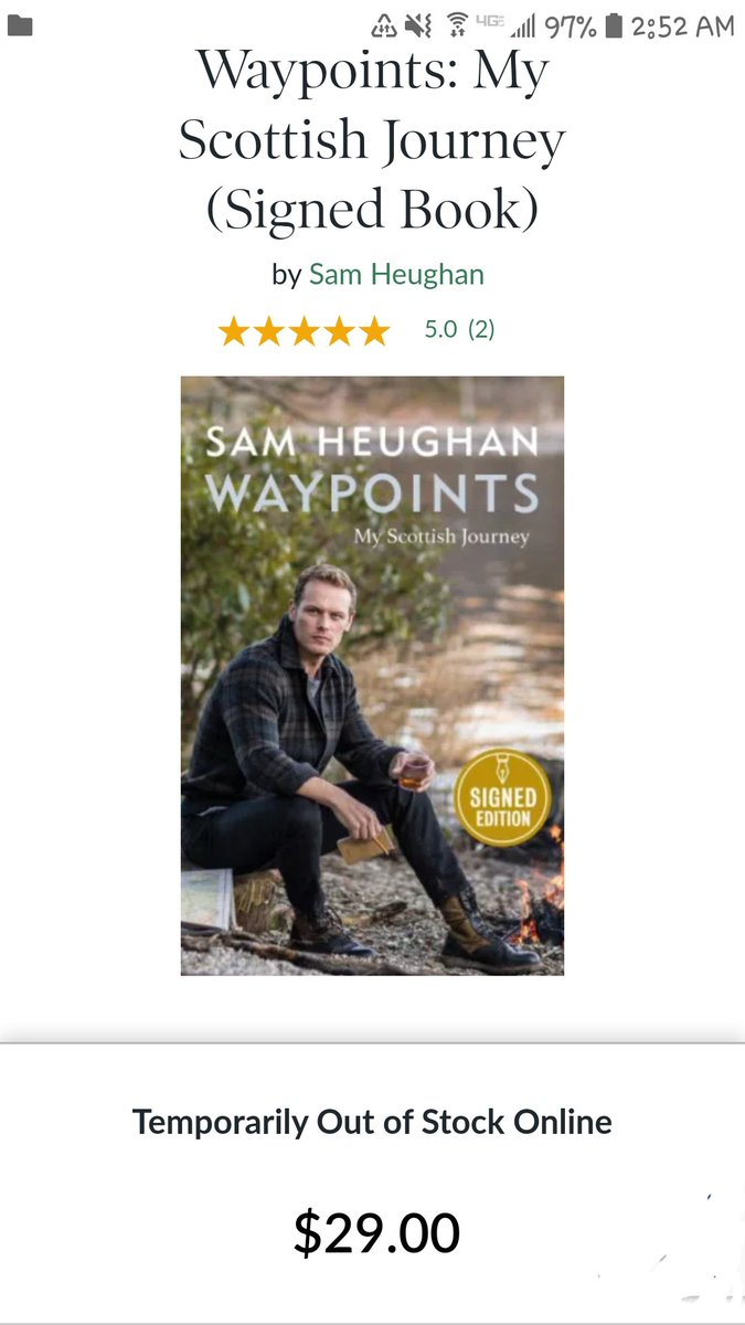 JenmayRnot's tweet photo. @SamHeughan So happy for you, Sam! Im still  on the hunt for a signed copy so I can enjoy it over Thanksgiving break. As a teacher, I feel I wont be able to give it the attention it deserves until then.  😍😍 https://t.co/3Xd4LD5nkH