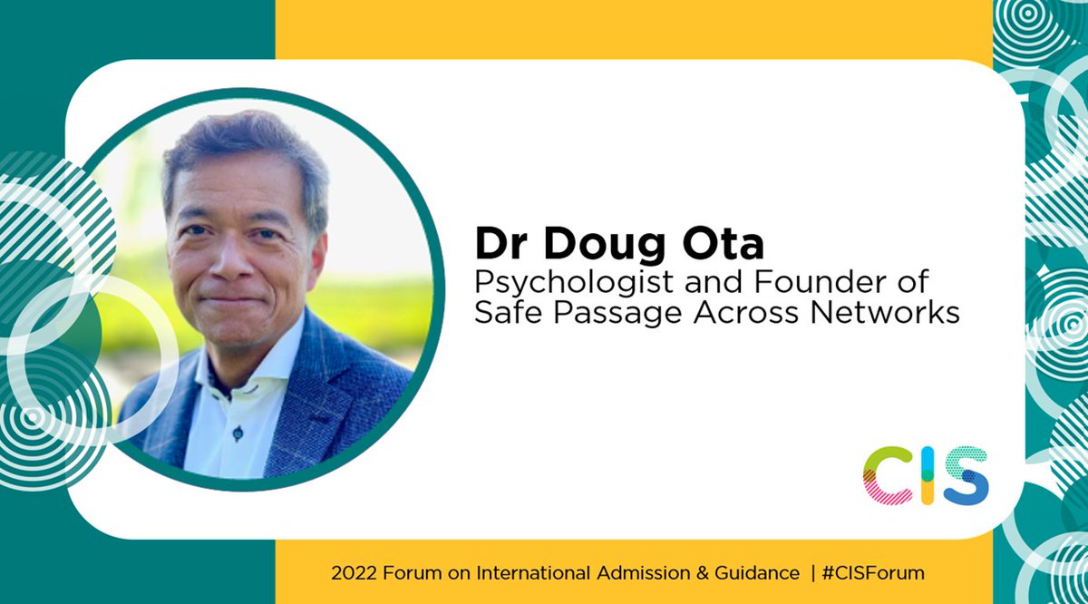 CISEducation's tweet photo. Starting the CIS Global Forum on International Admissions and Guidance with a keynote from Dr Doug Ota to discuss why belonging is crucial to the endeavor we call education.
#CISForum https://t.co/58pXD9br74