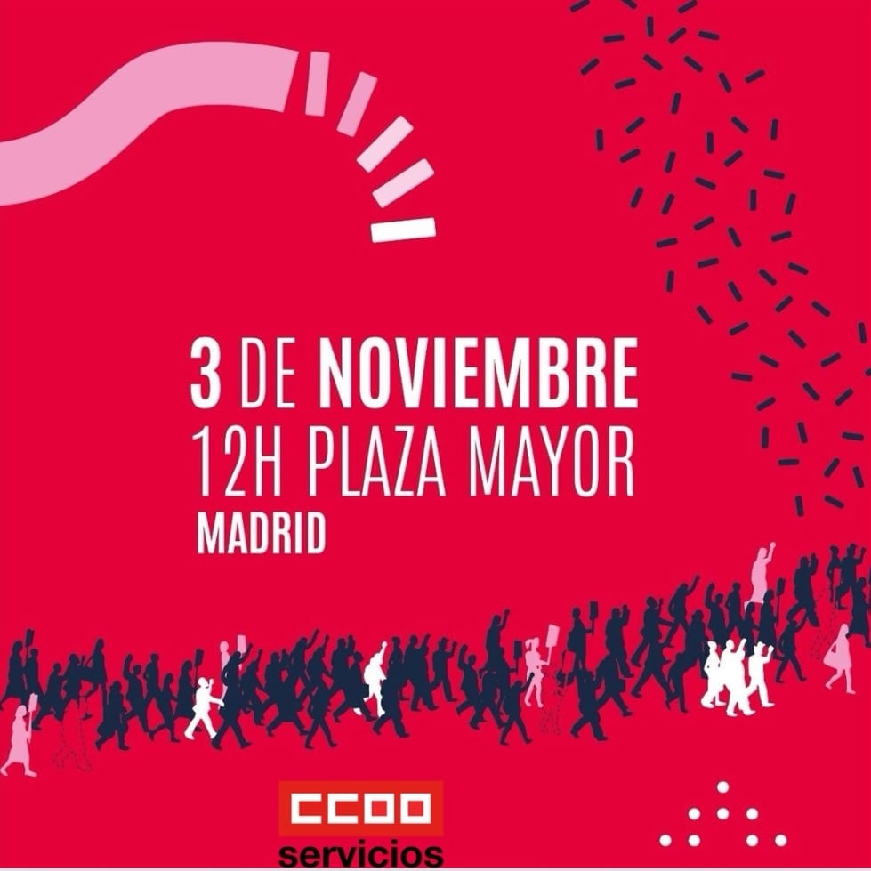 🗣️📢 Hoy #3NCCOO, ✊ MANIFESTACIÓN en Madrid por una 📈 de SALARIOS y 📉 de PRECIOS

Los #prevencionistas, los 1️⃣os

☝️👩‍⚕️👷☝️

<a href="/quironPREV/">Quirónprevención</a> , <a href="/ASPREN_PRL/">ASPREN</a> y <a href="/SPAjenos/">ServiciosDePrevenciónAjenos</a> con los bolsillos ➕ llenos 🤑 y ,nosotr@s con ellos ➕ vacíos 🫴 

👉 🅰️🅿️U♑T🅰️TE ‼️

#SalarioOConflicto 
#YoVoy