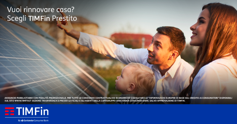 TIM_Official's tweet photo. Con #TIMFin Prestito il futuro non è solo green ma anche conveniente! 💚🏠
Richiedi ora la liquidità per ristrutturare la tua abitazione o per aumentarne la classe energetica e dare un taglio alla bolletta.
Visita il sito e approfitta delle offerte promozionali di novembre. 👇