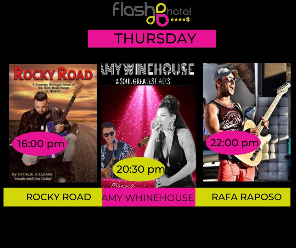 flashotel's tweet photo. Música en vivo hoy en Hotel Flash.
Today's live Music at Flash Hotel.
Let's rock #Benidorm https://t.co/vm7XV0JGEs