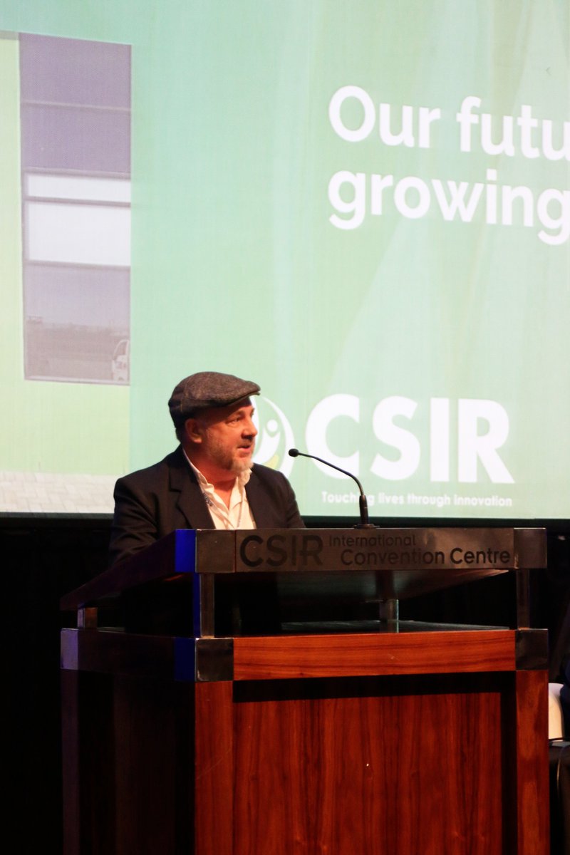 joshuagxekwa's tweet photo. Great presentation by Andy Radford from Coega.
 "From farm to factory to finished product."  
#CSIRConf2022
@CSIR https://t.co/72zOPR2N62