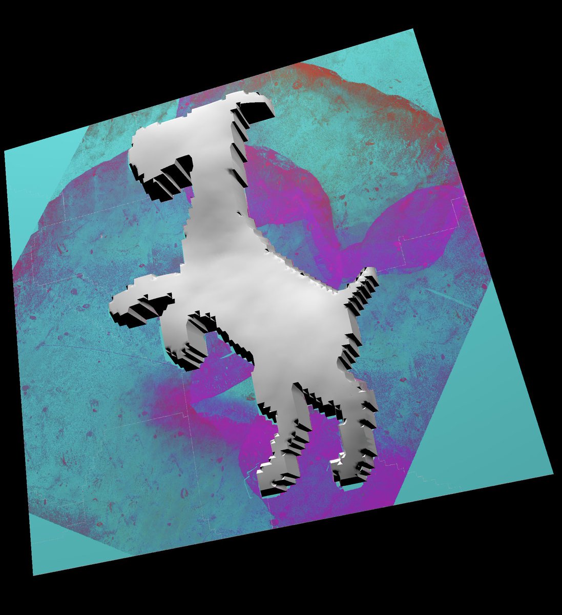 ParallelZoom's tweet photo. 3D metal dog
#digitalarts #3dart #dog #procreateart #DogLover #nftcollectors #NFTアート #illustration #illustration https://t.co/jHAQcBQ5ao