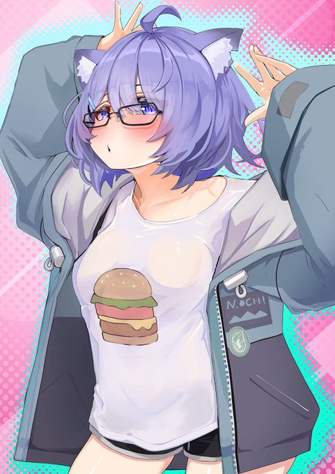 skeb納品させていただきました!
猫耳ジト目眼鏡っ子、完璧な組み合わせだ。 