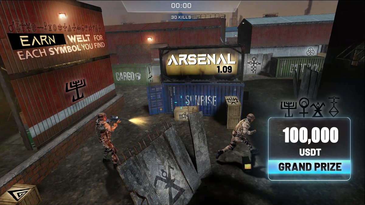 FabweltToken's tweet image. 🔥 The thrill of playing #Arsenal 1.09 combined with a $100,000 Symbol Hunt Challenge leaves no room for boredom!

Be sure to partake and EARN 💰 $WELT for every symbol you find!

Have fun while you #PLAYARSENAL!

🌐 arsenal.fabwelt.com

#WELTSYMBOL #GameFi #P2E #PlayToEarn