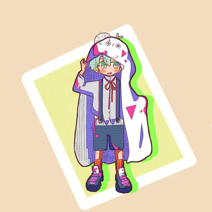 #イラスト#illustrationいつまでもハロウィン気分たまにはきゃわきゃわなフレくん 