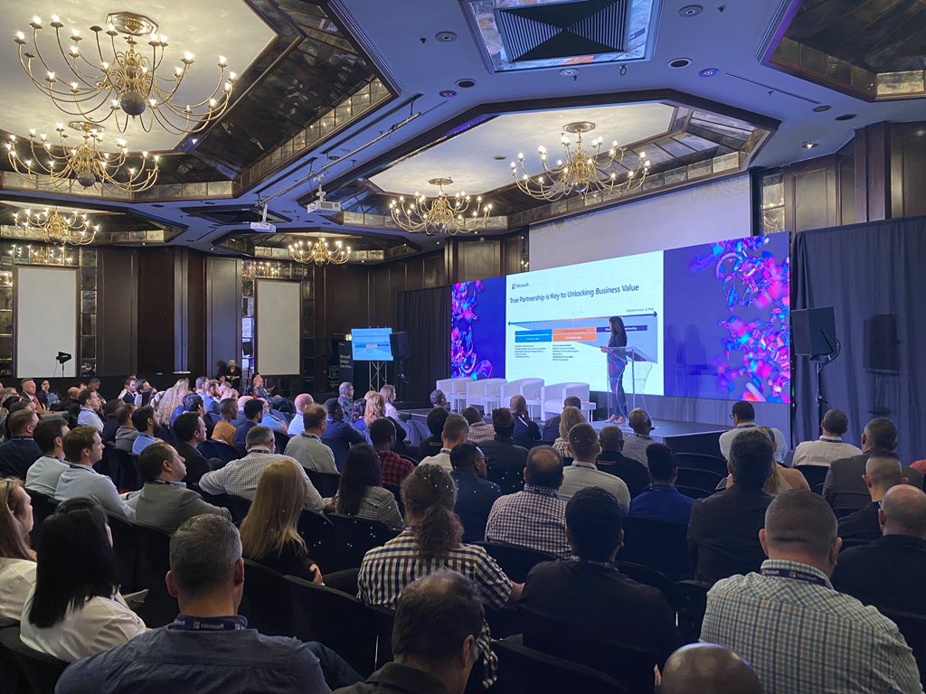 MicrosoftSA's tweet photo. The morning sessions are in full swing here at #MSEnvision22 https://t.co/68mmmkaHr9