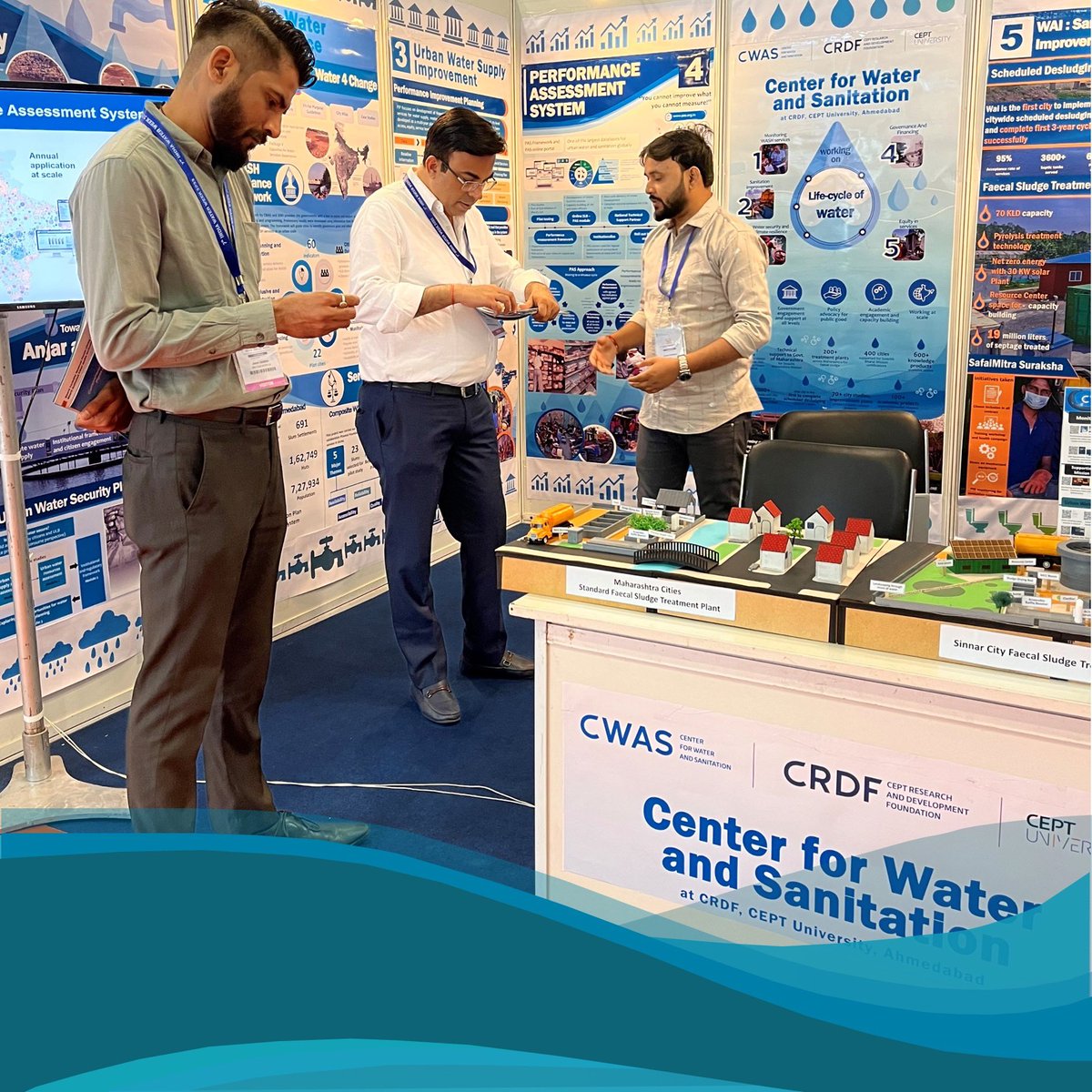 Center for Water and Sanitation (@cept_cwas) on Twitter photo Join us to know more about our work in our exhibition stall at <a href="/indiawaterweek/">India Water Week</a>, India Expo Center, Greater Noida.
<a href="/mehta_pani/">Meera Mehta</a> <a href="/DineshMehta100/">Dinesh Mehta</a> <a href="/plannerdhruv/">Dhruv Bhavsar</a> <a href="/aditi10990/">Aditi Dwivedi</a> <a href="/AasimMansuri/">Aasim Mansuri</a> <a href="/yadav_upasana29/">upasana yadav</a> <a href="/ArwaBharmal/">Arwa</a> <a href="/CeptResearch/">CEPT Research & Development Foundation</a> <a href="/CEPTUniversity1/">CEPT University</a> <a href="/MoJSDoWRRDGR/">Not Ministry of Jalshakti Anymore</a> Join us to know more about our work in our exhibition stall at <a href="/indiawaterweek/">India Water Week</a>, India Expo Center, Greater Noida.
<a href="/mehta_pani/">Meera Mehta</a> <a href="/DineshMehta100/">Dinesh Mehta</a> <a href="/plannerdhruv/">Dhruv Bhavsar</a> <a href="/aditi10990/">Aditi Dwivedi</a> <a href="/AasimMansuri/">Aasim Mansuri</a> <a href="/yadav_upasana29/">upasana yadav</a> <a href="/ArwaBharmal/">Arwa</a> <a href="/CeptResearch/">CEPT Research & Development Foundation</a> <a href="/CEPTUniversity1/">CEPT University</a> <a href="/MoJSDoWRRDGR/">Not Ministry of Jalshakti Anymore</a>