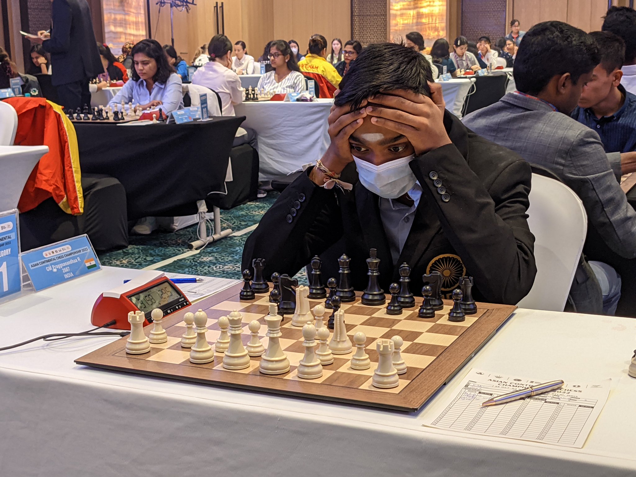 Asian Continental Chess Championship 2023 • Round 1 •