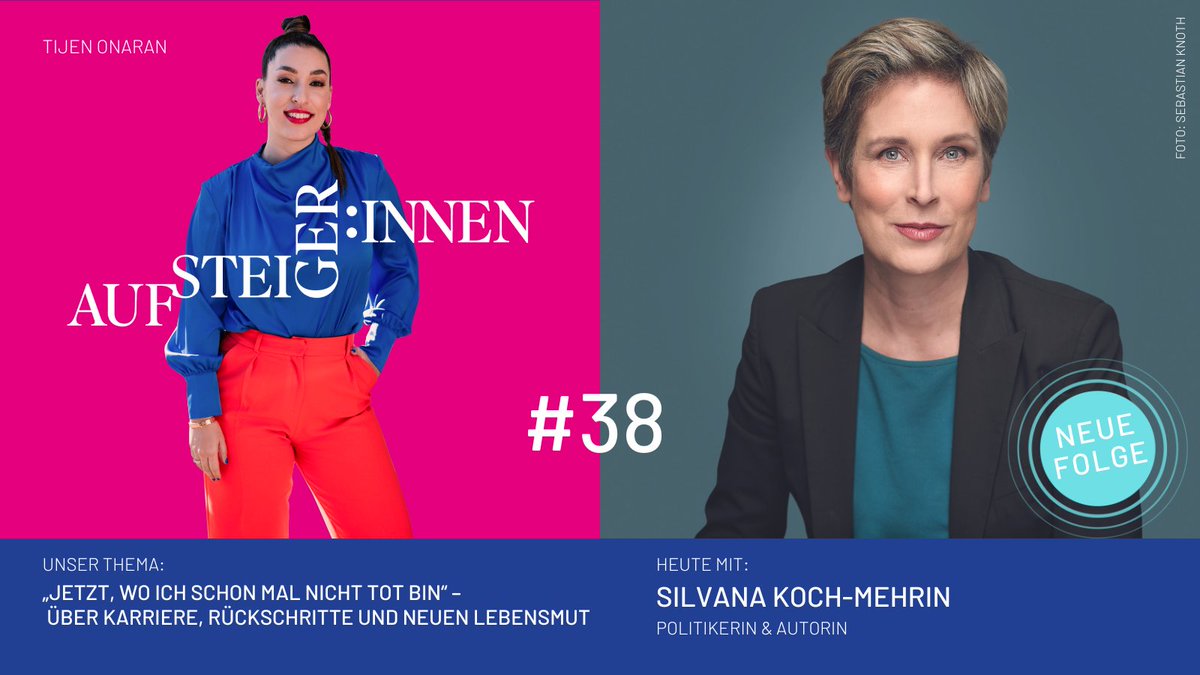 Neue Folge AUFSTEIGER*INNEN mit <a href="/TijenOnaran/">Tijen Onaran</a>! 🎧<a href="/skochmehrin/">Silvana Koch-Mehrin</a> ist Politikerin, Autorin und hat den Kampf gegen den Krebs gewonnen. Die Diagnose hat nicht nur ihr Leben, sondern auch ihre Sichtweise verändert. Jetzt reinhören: podcasts.apple.com/de/podcast/sil…