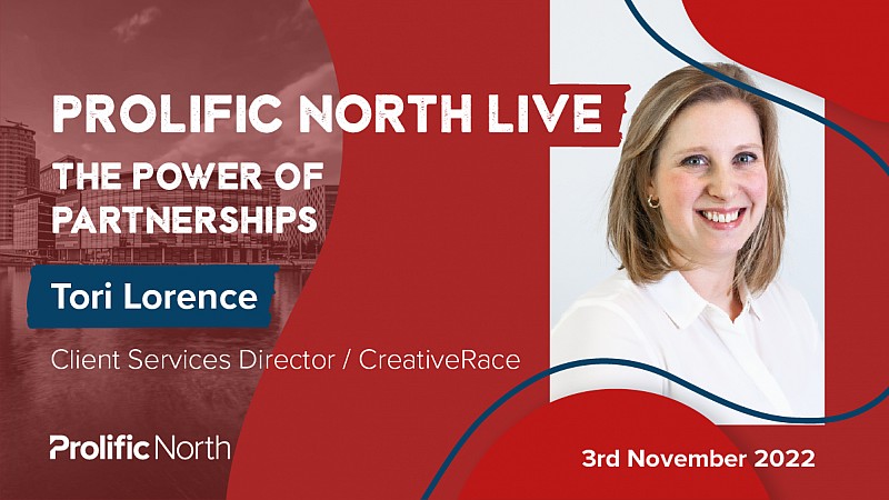 CreativeRaceUK's tweet photo. We're at @ProlificNorth Live today, speaking about the power of client agency partnerships 🤝
It's set to be an insightful morning over in Manchester 🙌
#PNLive https://t.co/eVmIoQ8UPw